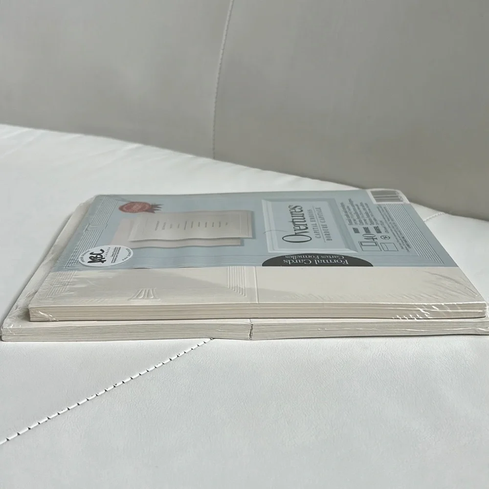 First Base Overtures Embossed Invitation Card - Picture 7 of 7